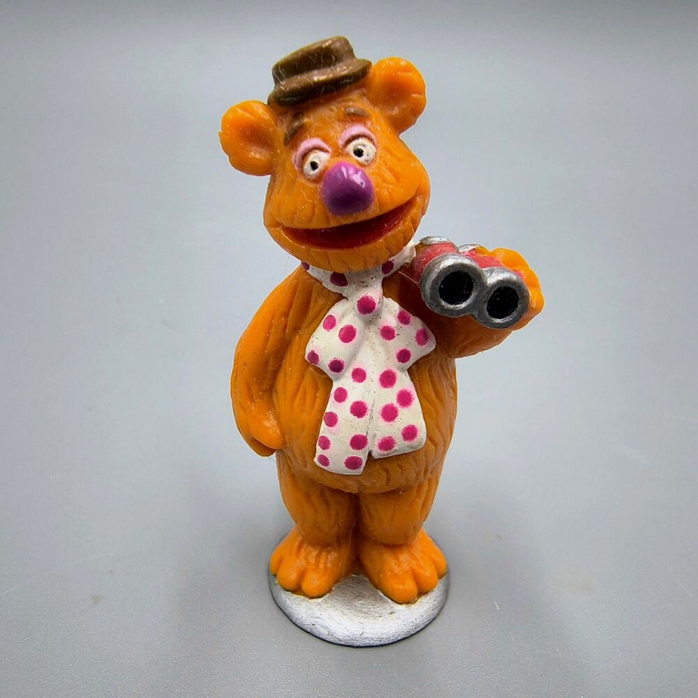 Fozzie Bear Weetos Cereal Premium 2" Figure Muppets From Space UK 1990s